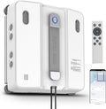DATOUBOSS Robot Lave Vitres avec Application, Aspiration 5000 Pa, Réservoir 200 ml, 8 Buses Spray, Navigation Intelligente