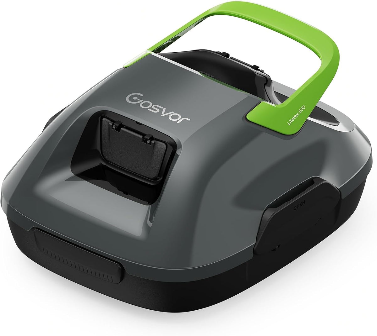 Gosvor Robot Piscine sans Fil, Aspirateur Automatique Piscine Hors Sol, 90 Min d'Autonomie, Retour Automatique, Portable