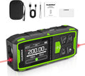Huepar Télémètre Laser Double 200m, Angle Numérique, Mode Pythagore