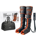 ZENT Bottes de Pressothérapie avec Compression et Chaleur AirPress, Appareil Pressothérapie Jambes, 6 Modes, 9 Intensités, 4 Chambres à Air