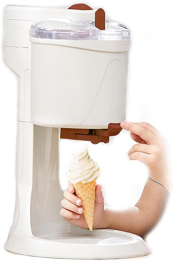 GAYAYAS Machine à Crème Glacée Italienne 1000Ml, Machine à Sorbet au Yaourt Congelé, pour Mélangeur Portable à la Maison