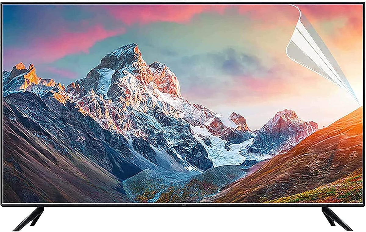 Protection d'écran TV Nti-Glare en matériau Pet, Film Anti-Traces de Doigts/Anti-Reflets/Anti-Filtre - 48 Pouces (1056 x 596 mm)，48 inch 1056 * 596mm