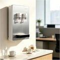Distributeur mural 2 températures, Alerte niveau d'eau bas, eau chaude et froide instantanée, réservoir interne de 750 ml, chauffe rapide(Silver)