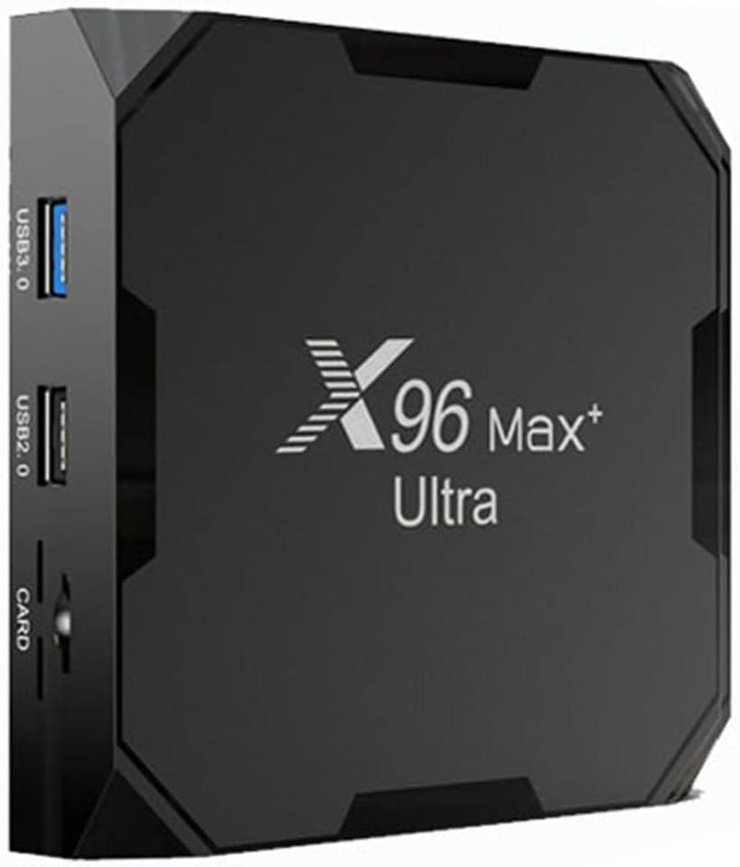Android 11.0 TV Box 4 Go De RAM 64 Go De ROM X96max + Ultra Smart TV Box S905X4 Quad-Core 8K/1000M LAN/1080P/USB 3.0/H.265/WIFI 2.4G/5G BT 4.1 Android