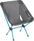 Helinox Chair Zero Large, Chaise de randonnée compacte ultralégère - Le Sommet de la Conception et de l'innovation de est devenu Plus Grand (Black)