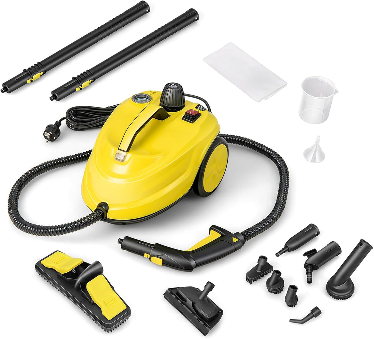SOARS Nettoyeur Vapeur 2000 W, Pression : 5 Bar, 13 Accessoires, Nettoyage à Vapeur Température 160 , Temps de Chauffe : 8 Min, Surface 108 M²