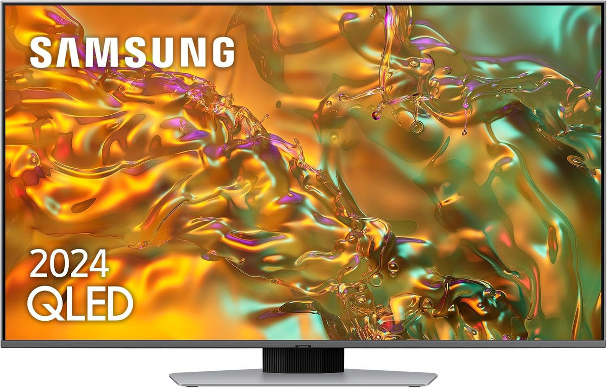 Samsung TV QLED 4K 2024 85Q80D Smart TV de 85' avec Image et Son améliorés, Meilleur Contrôle des Couleurs avec Full Array