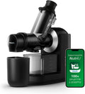 Philips Extracteur de Jus Viva, 150W, 80% d'extraction, Noir/Argenté, Centrifugeuse à cheminée XL 70 mm, Quick Clean nettoyage rapide en 90s