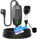 EVDANCE Chargeur Voiture Electrique (3,68 KW, 6-16A, 6,1m) avec Écran OLED