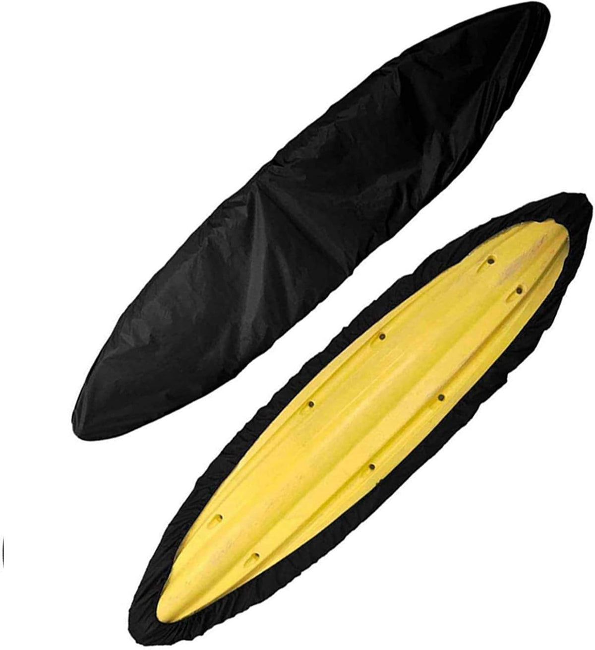 Housse de protection imperméable universelle pour kayak en tissu Oxford pour canoë de pêche - Convient aux kayaks de 4,1 à 4,5 m