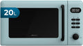 Cecotec Micro-ondes Rétro avec Gril 20L Proclean 5110 Blue, Numérique, 700W Microondes + Gril 800W, 8 Programmes, 6 Niveaux de Puissance