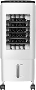 Mobile colonne climatiseur ventilateur avec roues, télécommande, Portable pied rafraichisseur d'air, 3 vitesses, écran tactile, réservoir de 6 L