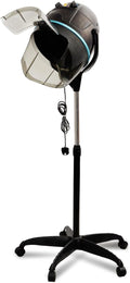 DREAMADE Sèche-Cheveux sur Pied 1050 W Sèche Cheveux Professionnel avec Hauteur Ajustable 125 à 160 CM Température Réglable Chronométrage 0 à 60