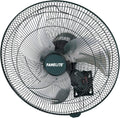 Fanelite - Ventilateur mural 45T-W - Diamètre 45 cm - 3 vitesses - Avec cordons - Oscillant ou fixe - Professionnel - Fort débit d'air