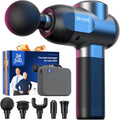 Bob and Brad C2 pistolet de massage, Appareil de Massage Tissulaire Profond, Masseur Musculaire Portable avec 5 Vitesses et 5 Têtes