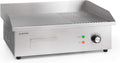 Klarstein Grillmeille 3000GR Pro Plaque de Gril Électrique en Fonte - Surface 54,5 x 35 cm (2/3 Lisse & 1/3 Rainuré), 50-300 °C