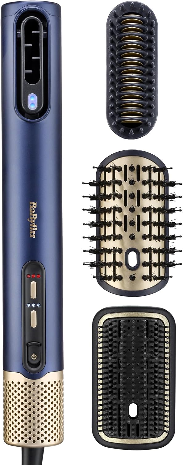 BaByliss Air Wand - Sèche-cheveux, Lisseur et Styler. Tout en Un. S'utilise sur cheveux secs ou mouillés. Anti Frisottis