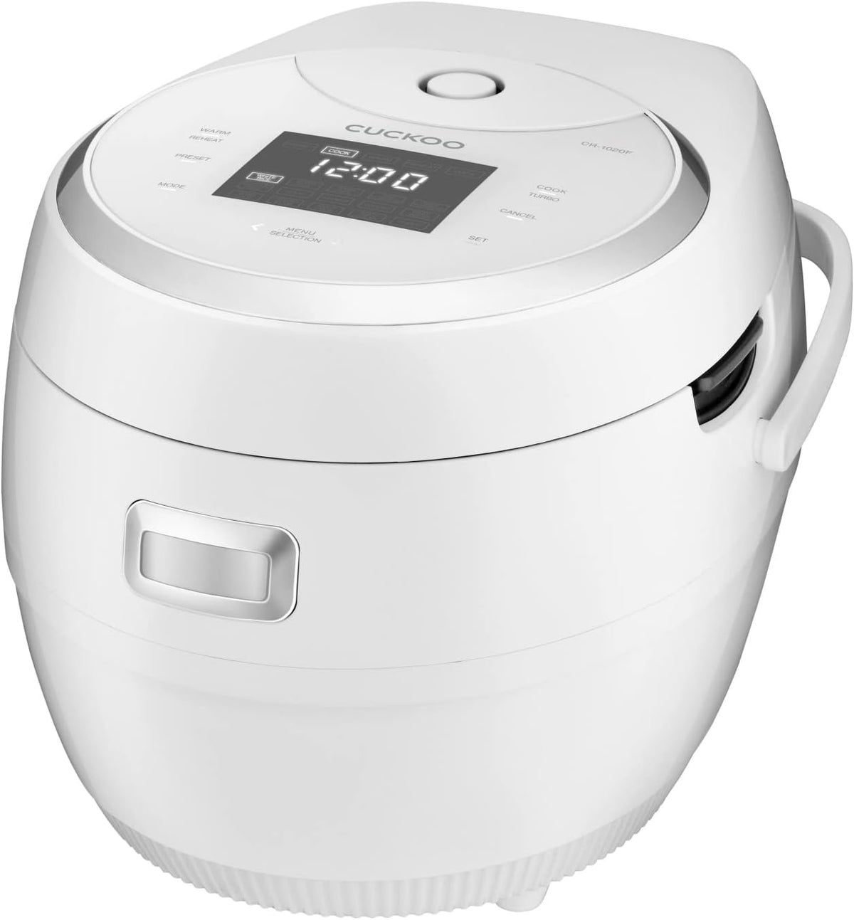 Cuckoo CR-1020F Cuiseur à riz et cuiseur vapeur, 14 programmes, fonction turbo et maintien au chaud, minuterie, pot intérieur antiadhésif