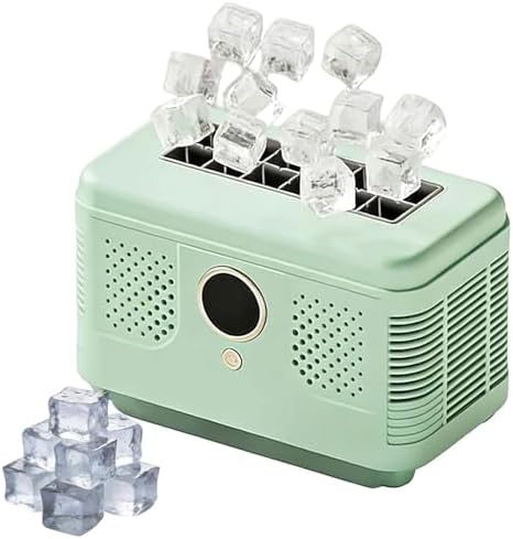 Machine à glaçons portable de 150 W, mini congélateur de 150 W pour faire 12 cubes solides en 15 minutes, machine compacte silencieuse pour la maison