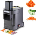 Hachoir-Découpeur électrique pour Légumes Robot Culinaire Multifonctionnel électrique 110-240 V avec 3 Lames pour Trancher, Râper Et Couper en Dés