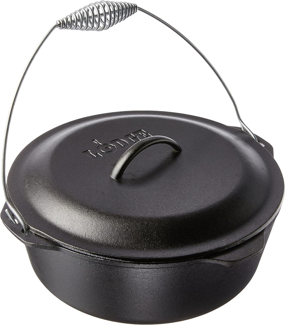Lodge Logic Marmite 9, 3,8 L Faitout + Couvercle de Fer
