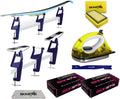 SKINSTAR Étendeur de ski professionnel LL Kit de cire de ski de fond avec fer à repasser et support de ski 7 pièces