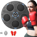 Cible de Boxe Murale, Cible de Boxe électronique, Machine de Boxe Musicale Intelligente, avec Autocollants de Montage et Gants de Boxe