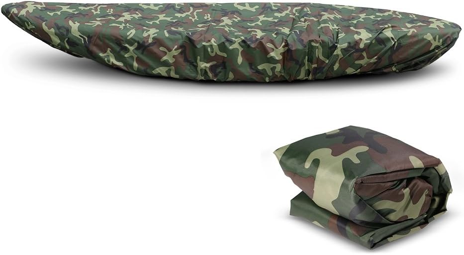 Lixada Universel Kayak Couverture Imperméable et Anti-UV Bouchon Anti-poussière pour Canoë, Camouflage 3, 6.5m