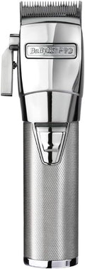 BaByliss PRO FX8700E - Tondeuse de Coupe Professionnelle sans fil - ChromFX - Autonomie 2 h -Lame en Acier Japonais - Socle Chargeur