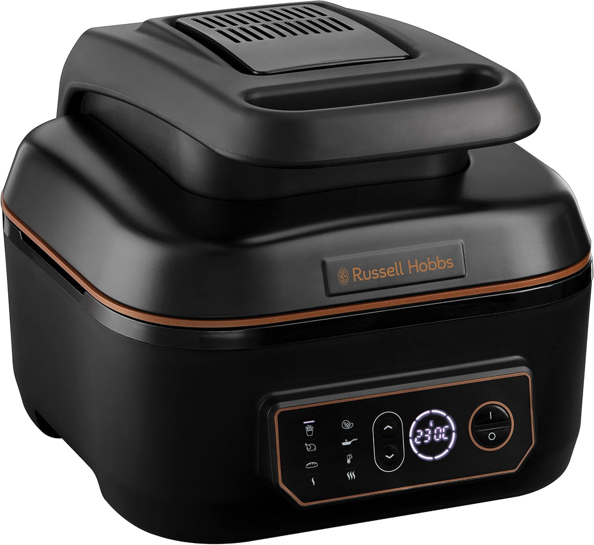 Russell Hobbs Air Fryer XL 5,5l Multicuiseur & Gril 7en1 Friteuse sans huile Rapid Air (grille, cuit, rôti, pizza surgelée Ø 30cm