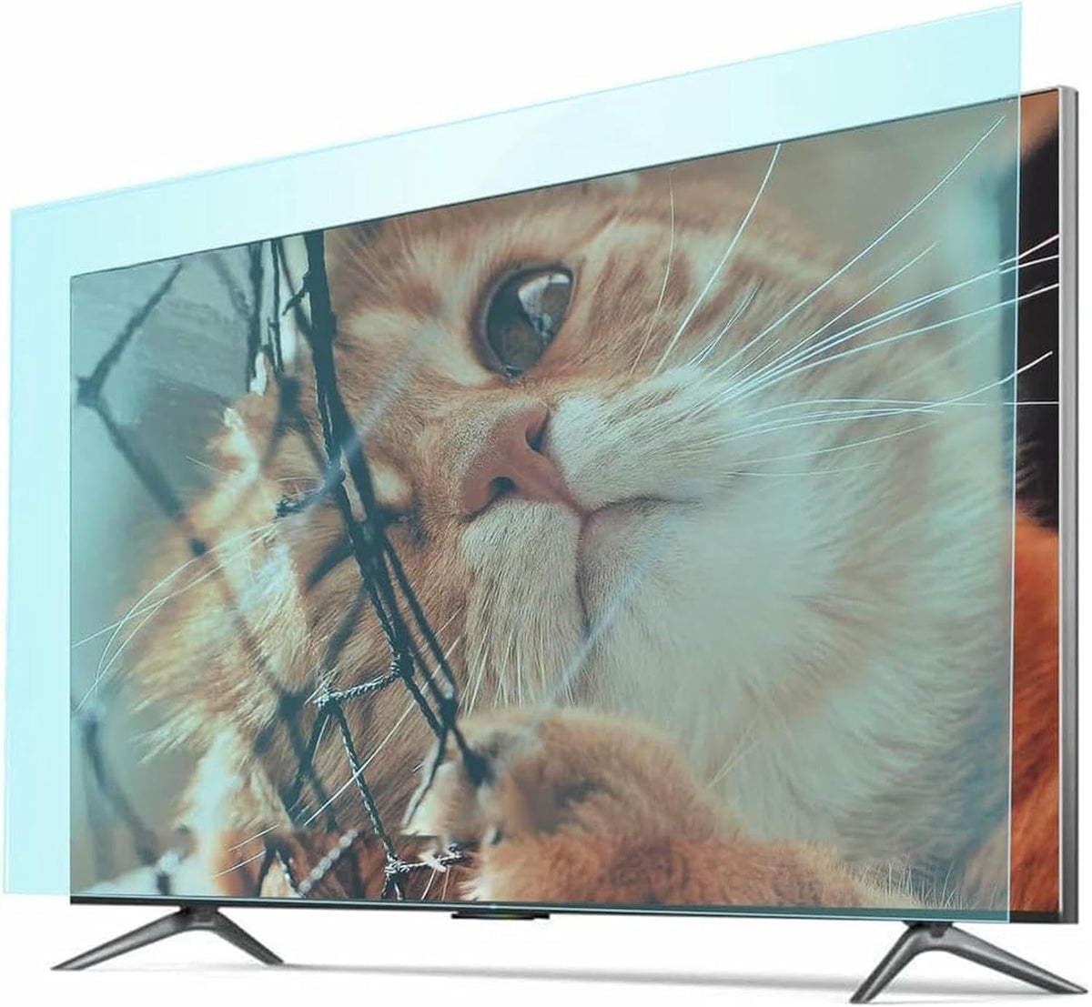 Protecteur d'écran TV, Protection d'écran TV 40-50 Pouces, Mat, antireflet, Filtre de lumière Bleue(40Inches(875x482mm))