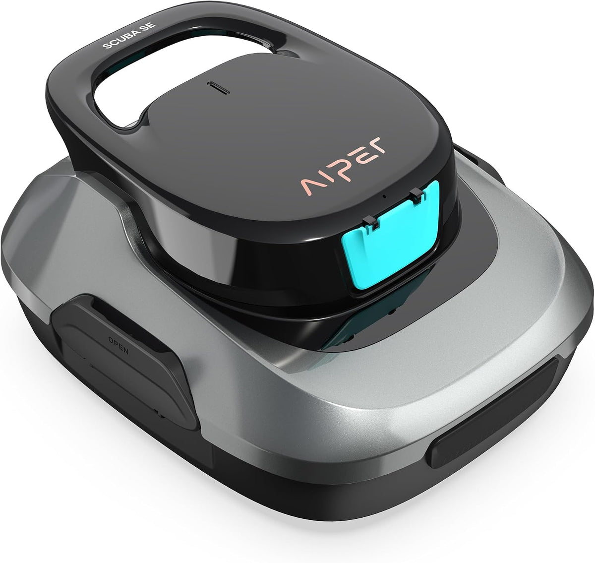 AIPER Robot Piscine sans Fil, Aspirateur de Piscine Automatique, Autonomie 90 Min, Aspire Débris et Feuilles, Auto-Stationnement