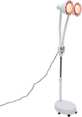 Lampe à lumière rouge - Lampe chauffante infrarouge 275 W - Double tête - Lampe à lumière rouge - Température réglable