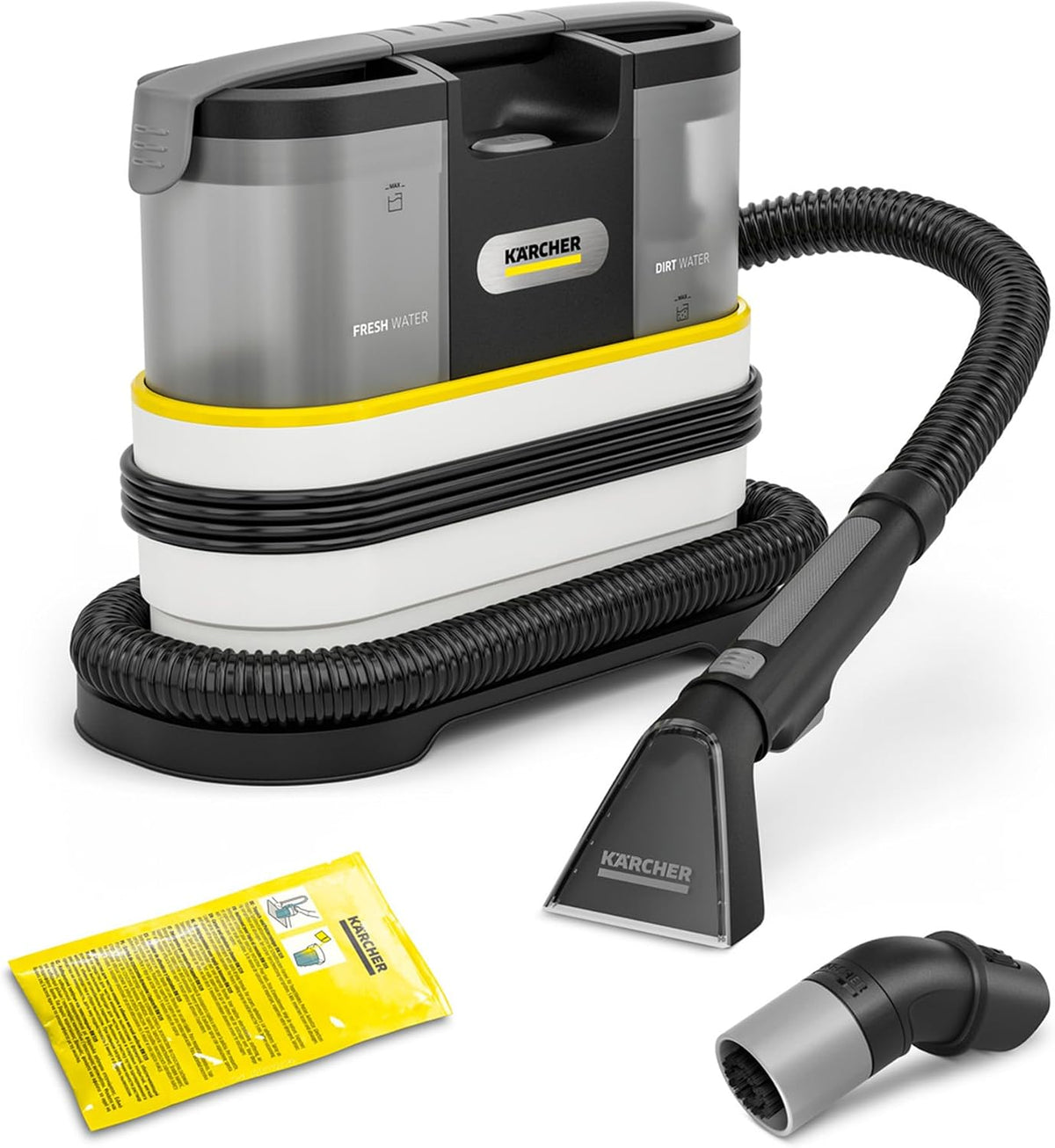 Kärcher Détacheur SE 2 Spot Care, puissance d'absorption : 450 W, réservoir d'eau propre: 1,5 l, surface : 2,89 m², poids: 4,2 kg
