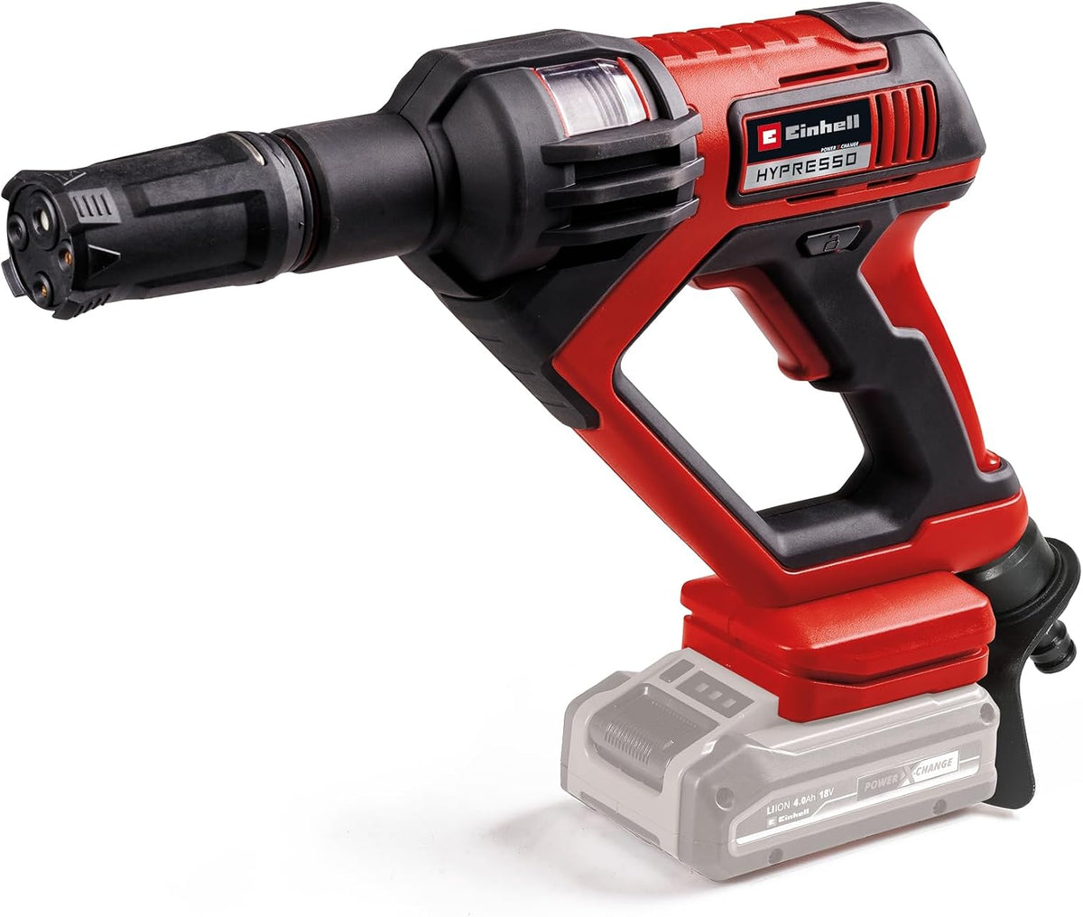 Einhell Pistolet-Nettoyeur Moyenne Pression sans Fil HYPRESSO 18/24-1 Power X-Change (18 V, 24 Bar, Nettoyage et arrosage Mobiles, débit de 240 l/h