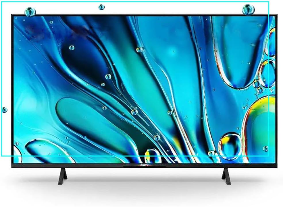 55' Protecteur D'écran TV Anti-Lumière Bleue, Film Anti-Reflets Mat Et Filtre Anti-Reflets Pour Téléviseurs 4K