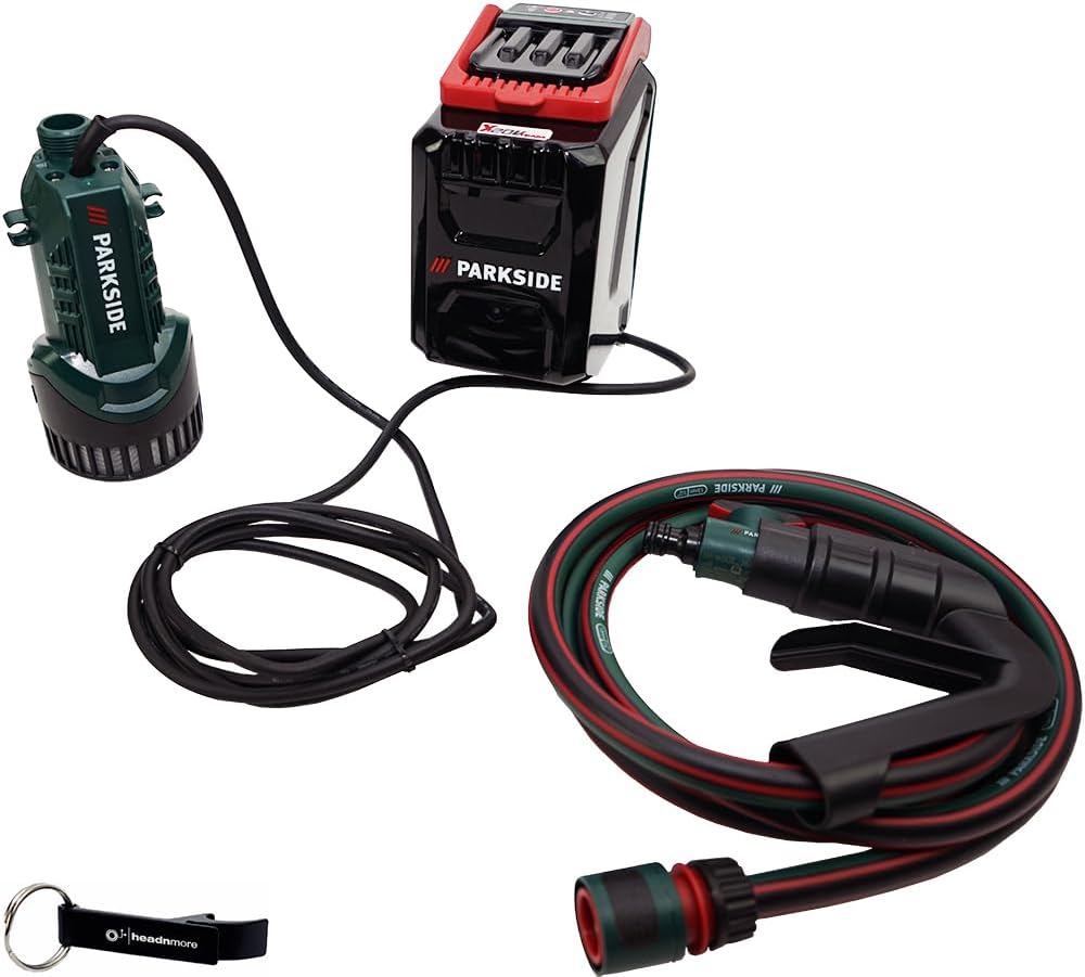 HEADNMORE PARKSIDE Pompe à eau pour baril de pluie PRPA 20 sur batterie 20V (sans batterie)