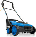 Hyundai Power Products Hyundai - Scarificateur électrique de pelouse et aérateur de 36 cm 2 en - 1 1600 W avec sac de collection de 45 l