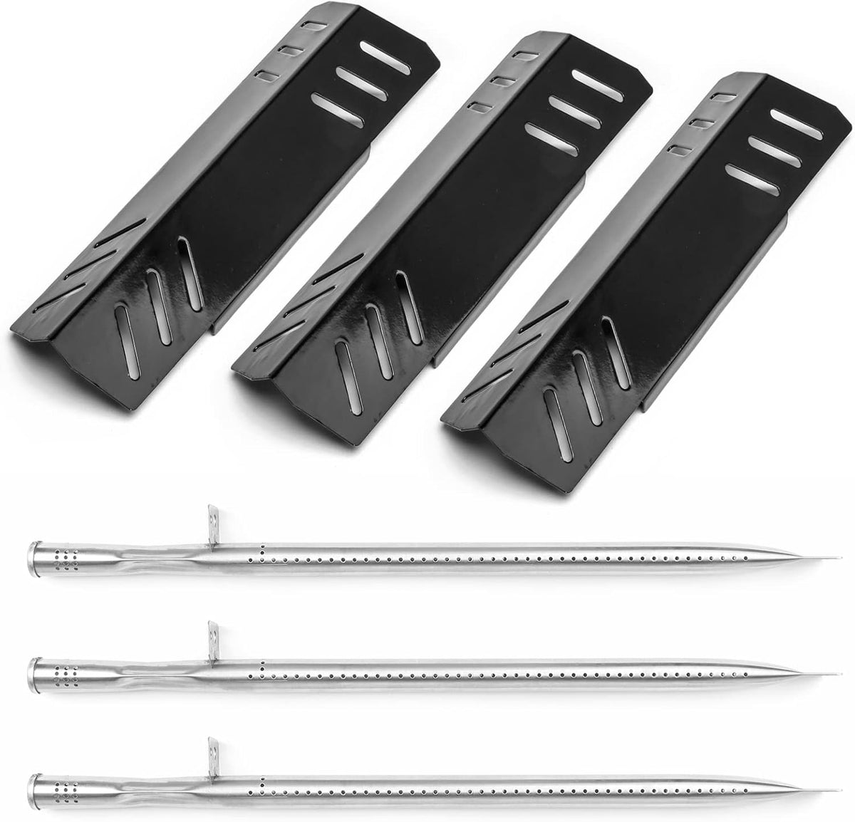 Uniflasy Pièces de rechange pour barbecue Pit Boss Memphis Ultimate 4 en 1, brûleur en acier inoxydable, plaque chauffante en acier porcelaine