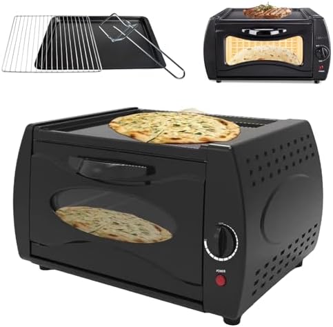 Four à pizza de comptoir avec contrôle de la température et accessoires pour la cuisine domestique