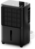Déshumidificateur avec affichage LED, minuterie et sécurité enfant, Élimine 16 L d'humidité par 24 h, Pour une pièce d'environ 70 m² (140 m³)