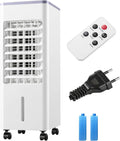 Climatiseur Évaporatif Mobile, Rafraîchisseur d'Air Silencieux 3 en 1,humidifier et Ventilateur 3 Vitesses,3 Modes, Réservoir 12L