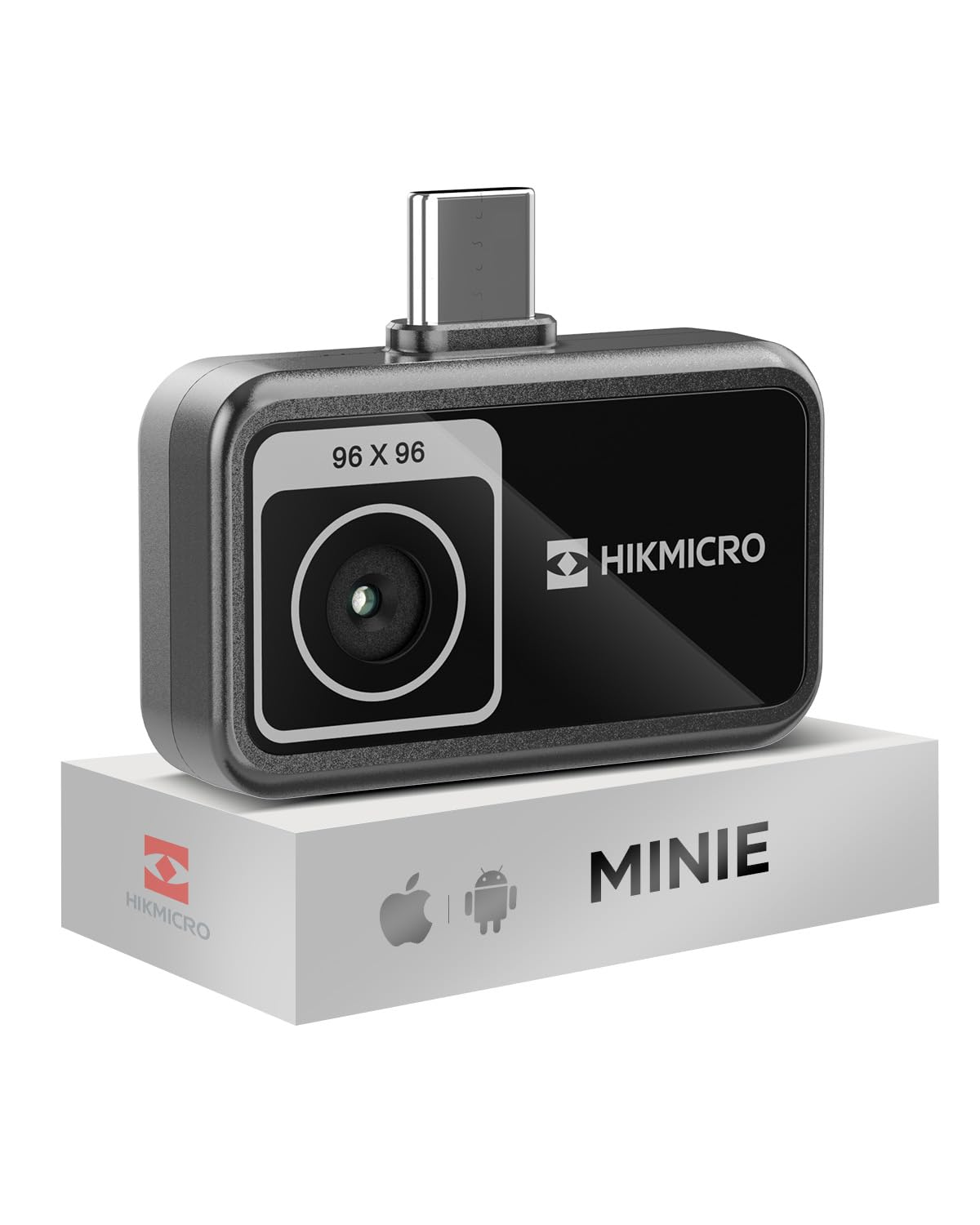 Caméra Thermique HIKMICRO Minie Android/iOS, résolution IR 96 × 96, SuperIR 192 × 192, sans Batterie, Port USB-C