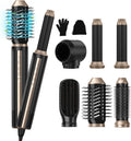NEW Air Styler 6 en 1, Seche Cheveux Airbrush, 110000 RPM 20m/s Brosse Soufflante,1400W Hair Styler avec Fer à Friser Auto