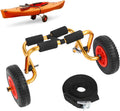 Asixxsix Chariot de Chariot de Kayak Universel, Chariot de Transport de canoë Pliable Réglable avec Pneus Solides de 10 Pouces