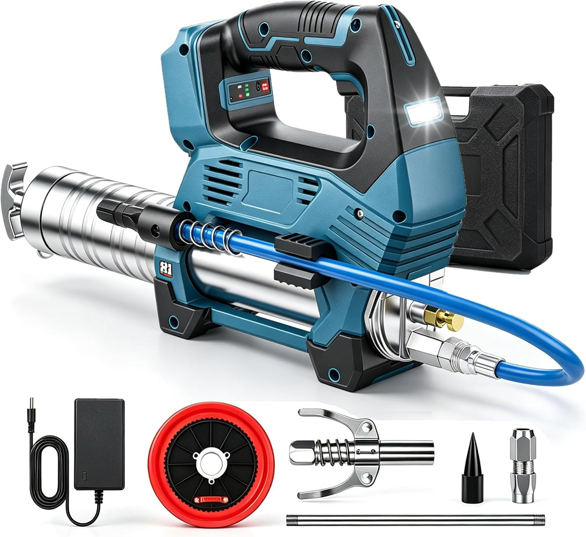 Pistolet à graisse électrique sans fil Compatible avec Makita 18 V batterie