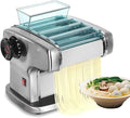 Machine à pâte électrique 135 W en acier inoxydable pour la fabrication de spaghettis et lasagnes avec 3 largeurs de lame (2,5 mm
