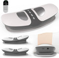 Masseur Dorsal 4 en 1, Appareil de Massage Dorsal Sans Fil avec Traction par Airbag, Compresse Chaude, Massage par Vibrations, Electrothérapie EMS