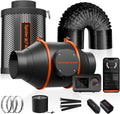 SPIDER FARMER Kit de conduits de Filtre à Charbon pour Ventilateur en Ligne de 10,2 cm