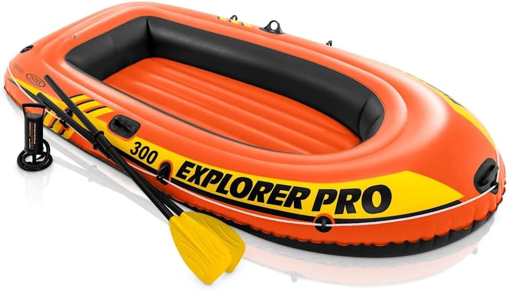 Intex AK Sport Explorer Pro 300 Bateau Gonflable Rouge/Jaune